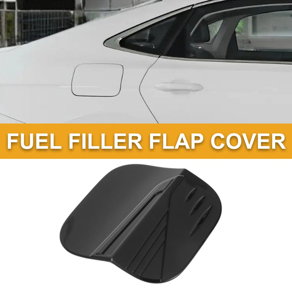 Fuel Tank Door Cap for Honda Civic (2022–2025) Glossy Black Filler Flap Cover