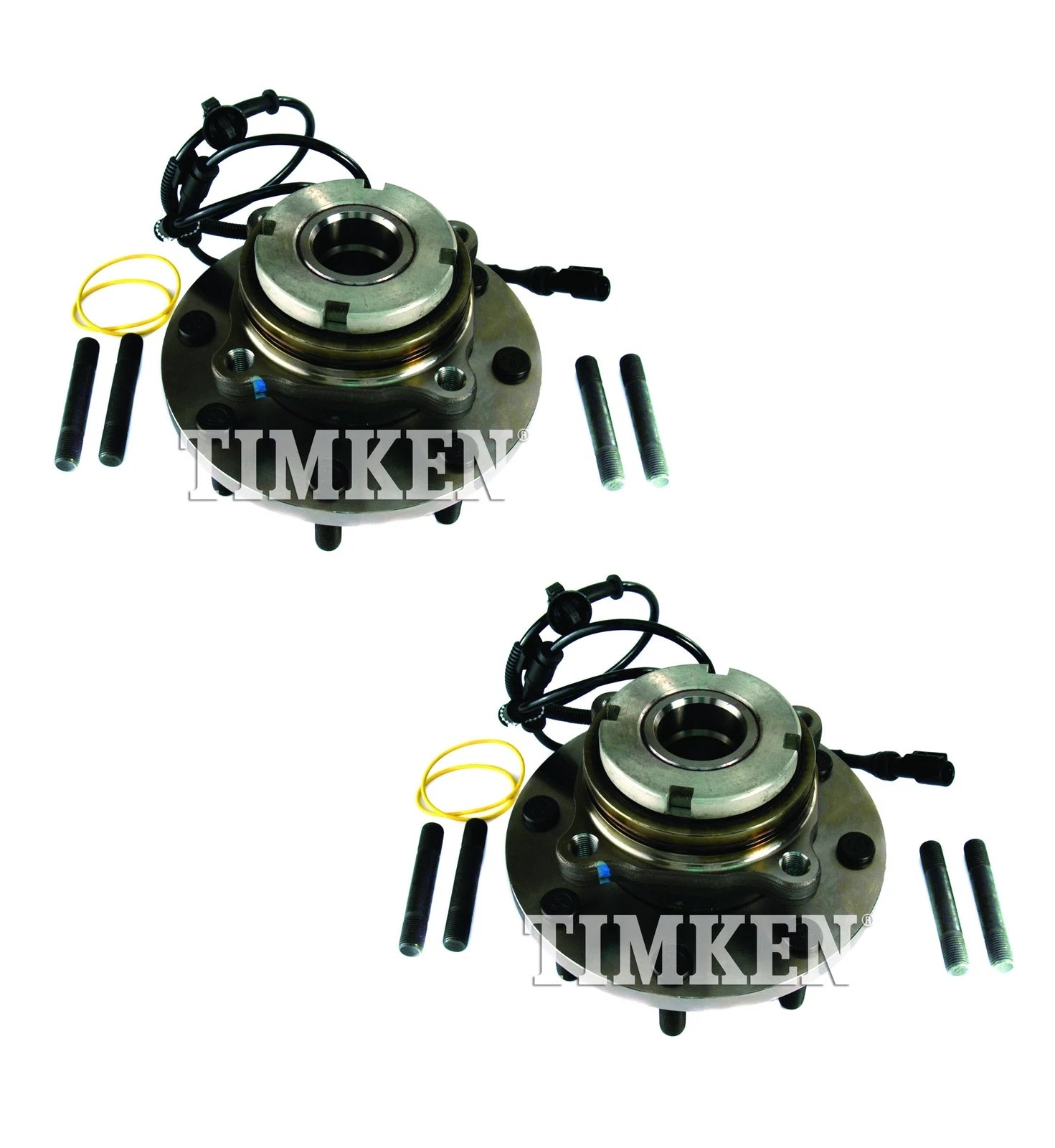 Set of 2 Front Timken Wheel Bearing Hub Kit for Ford F-450 F-550 (2008–2016)