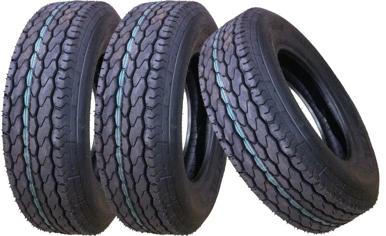 Set of 3 Free Country Trailer Tires ST205/75D14 2057514 14" 6PR