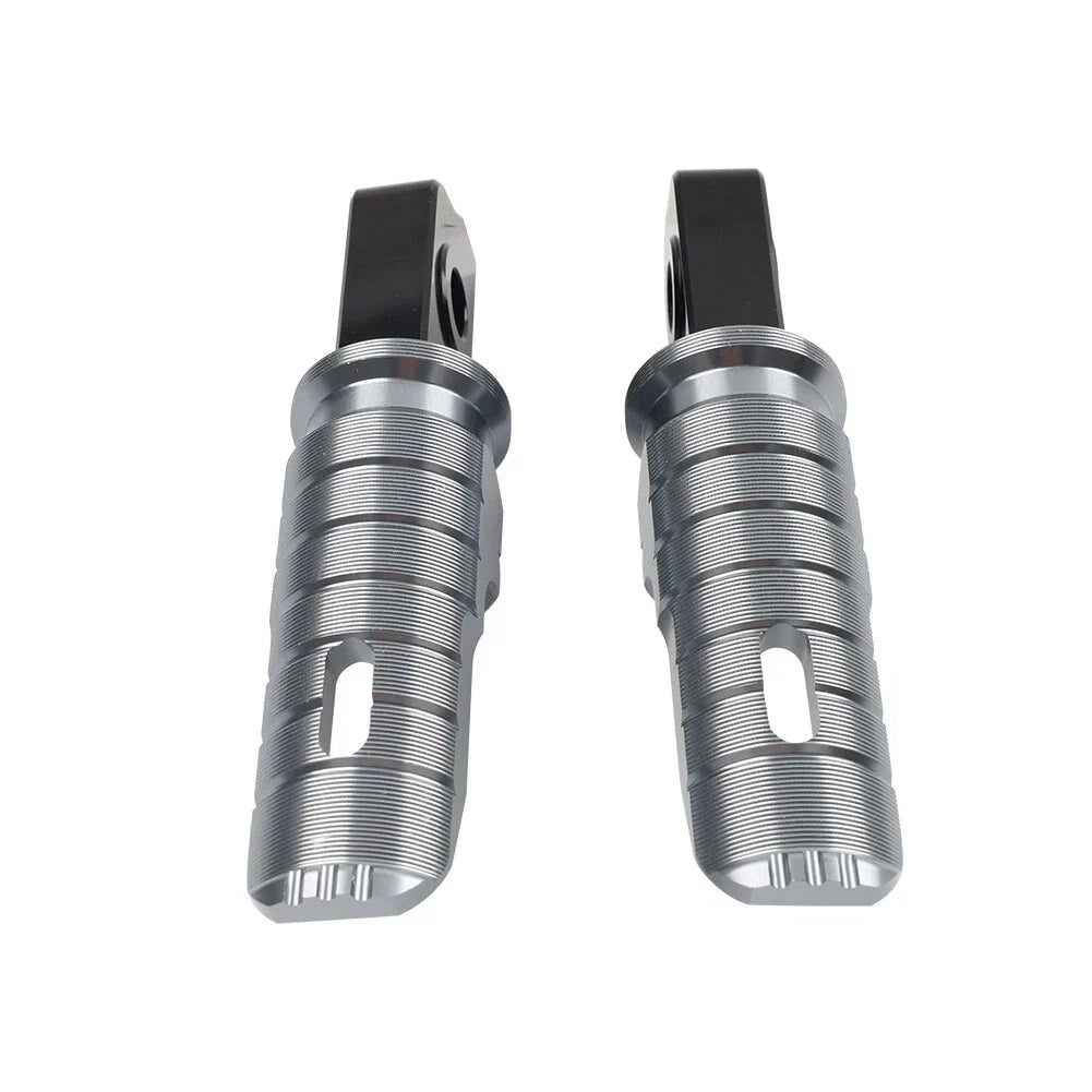 Gray Front Footrest Pegs for Aprilia APR 150 GPR 125 150 250 RS125 Tuono 125