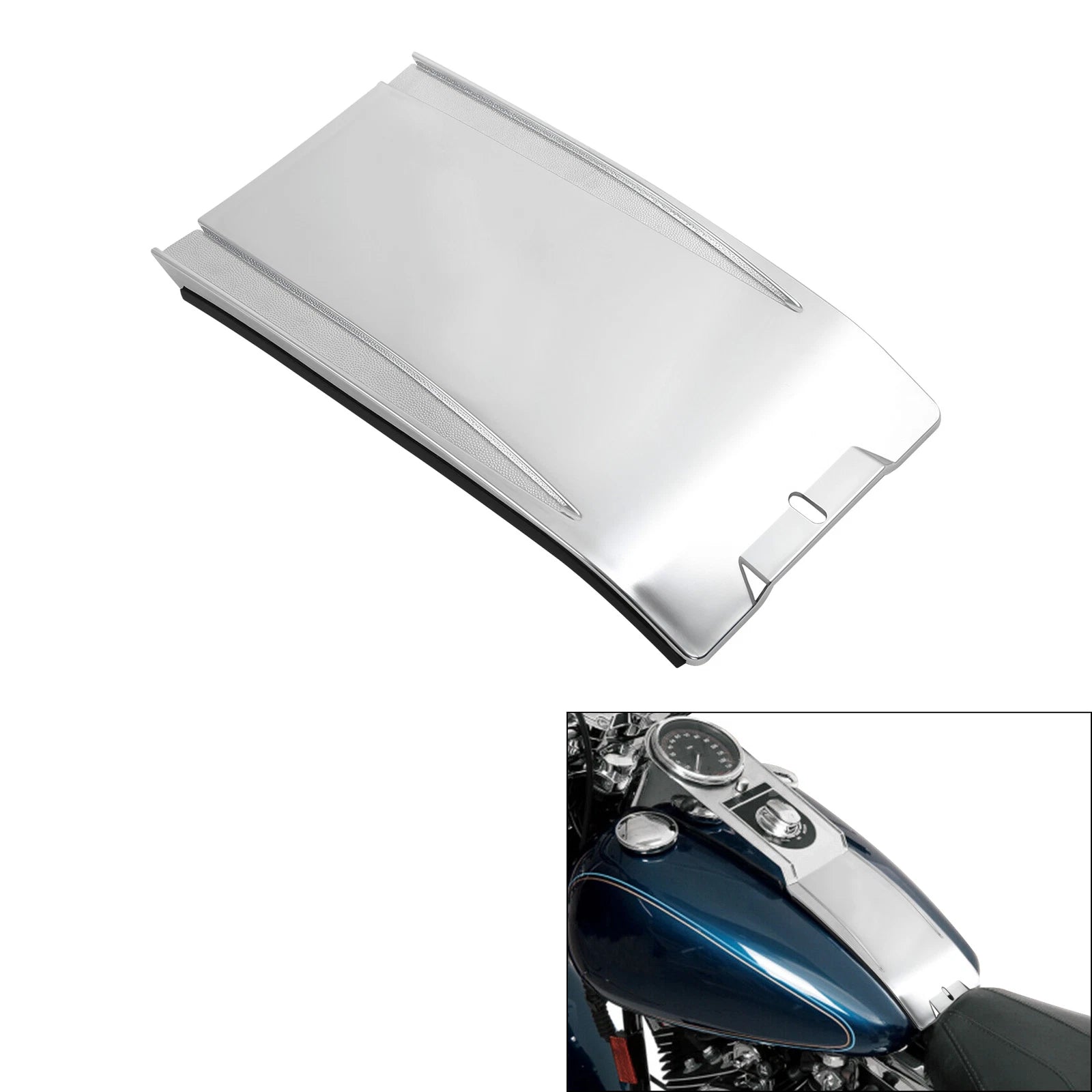 Chrome Dash Panel Extension for Harley FXSTSI Springer Softail (2001–2006)