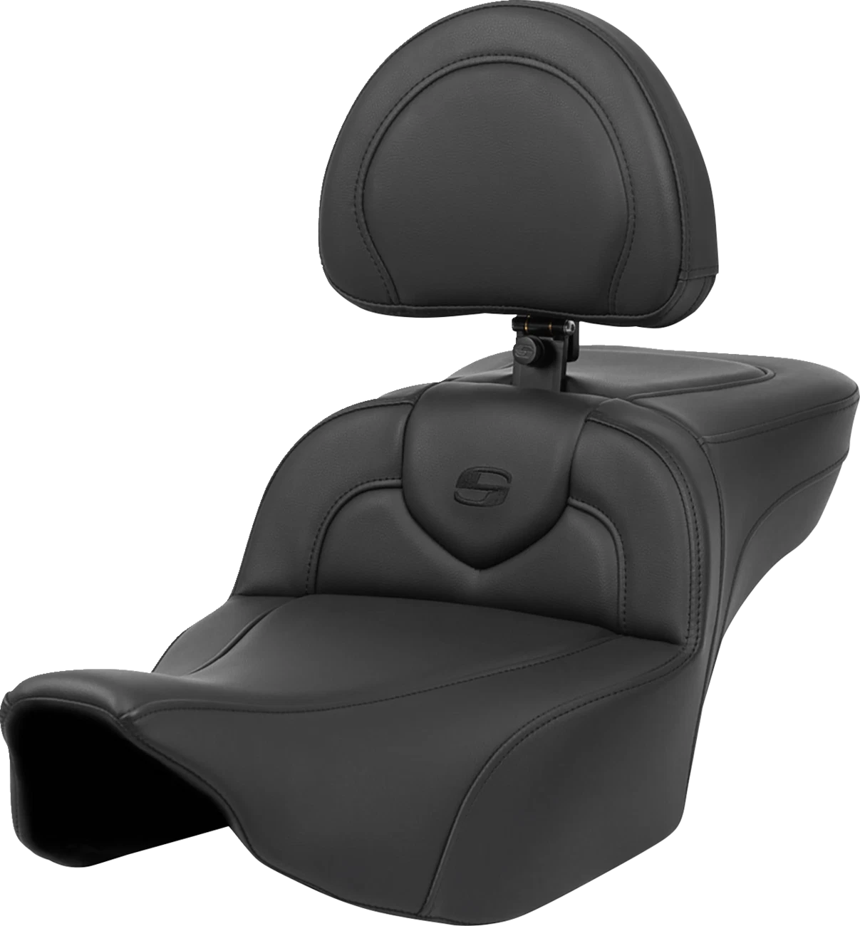 SADDLEMEN Roadsofa Extended Reach Seat with Backrest for FL