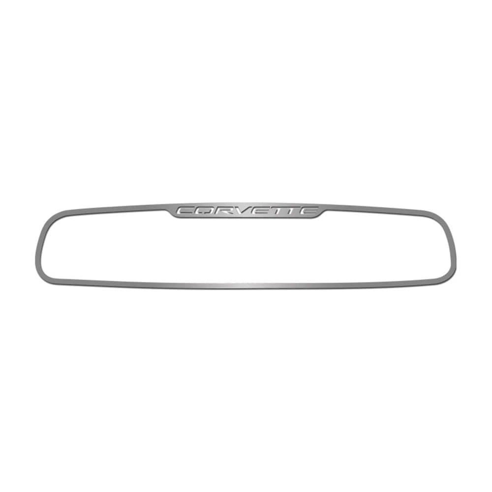 Rear View Mirror Trim Brushed Replacement for 1997–2004 Corvette Auto Dim