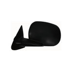 Replacement Black Textured Driver Side Power Door Mirror w/o Heated Glass