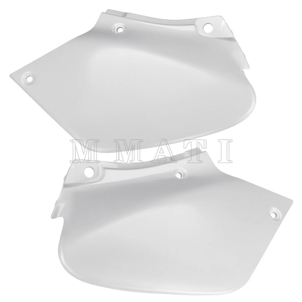 Set of 2 Side Panels for Honda XR250R XR400R (1996–2004) White Plastic