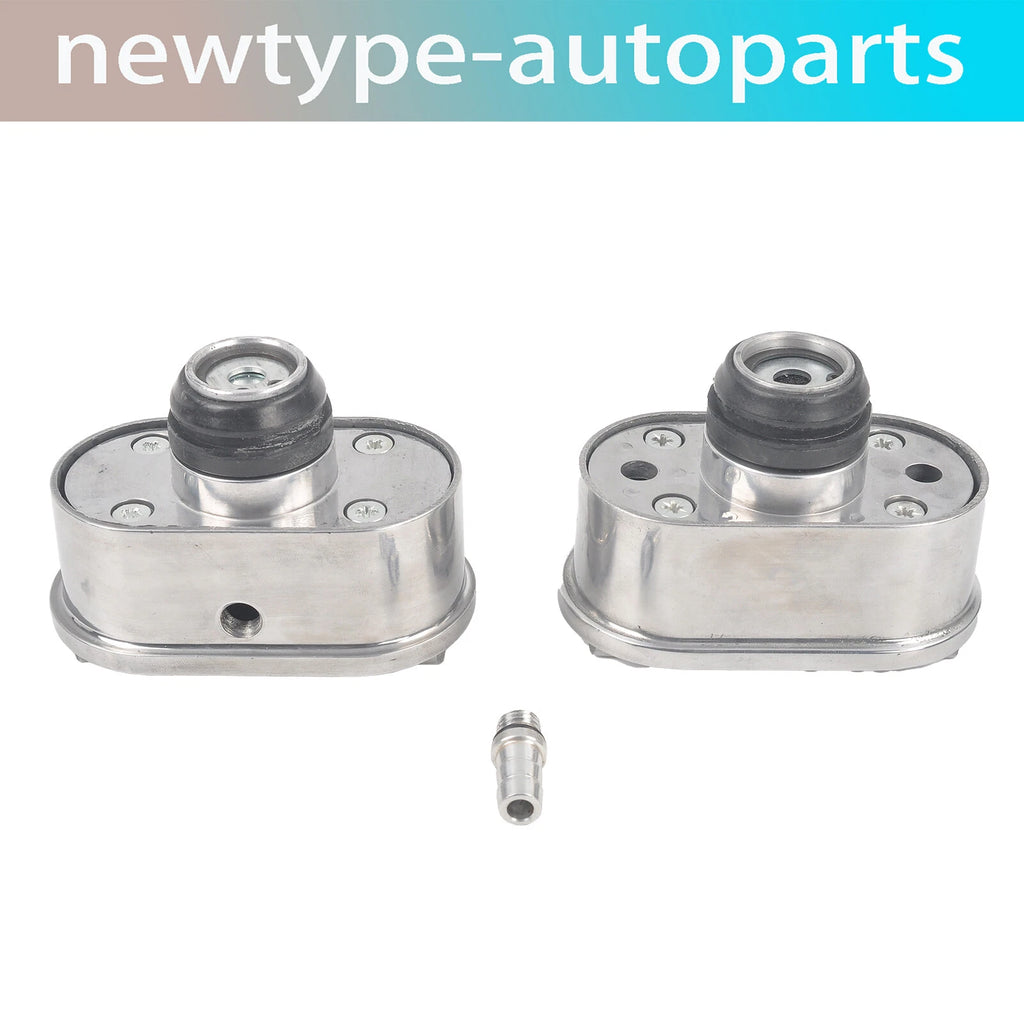 Finned Oval Air PCV Breather for - Polished Aluminum