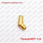Sea Water Pump Elbow Hose Tail Connector for Yanmar 2GM20 (1Pcs) 128270-49300