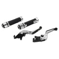 Folding Extendable Brake Clutch Levers & Handlebar Grips for Kawasaki ZX6RR