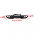 Steel Front Bumper Kit for Wrangler JL Rubicon / Gladiator (2018–2024)