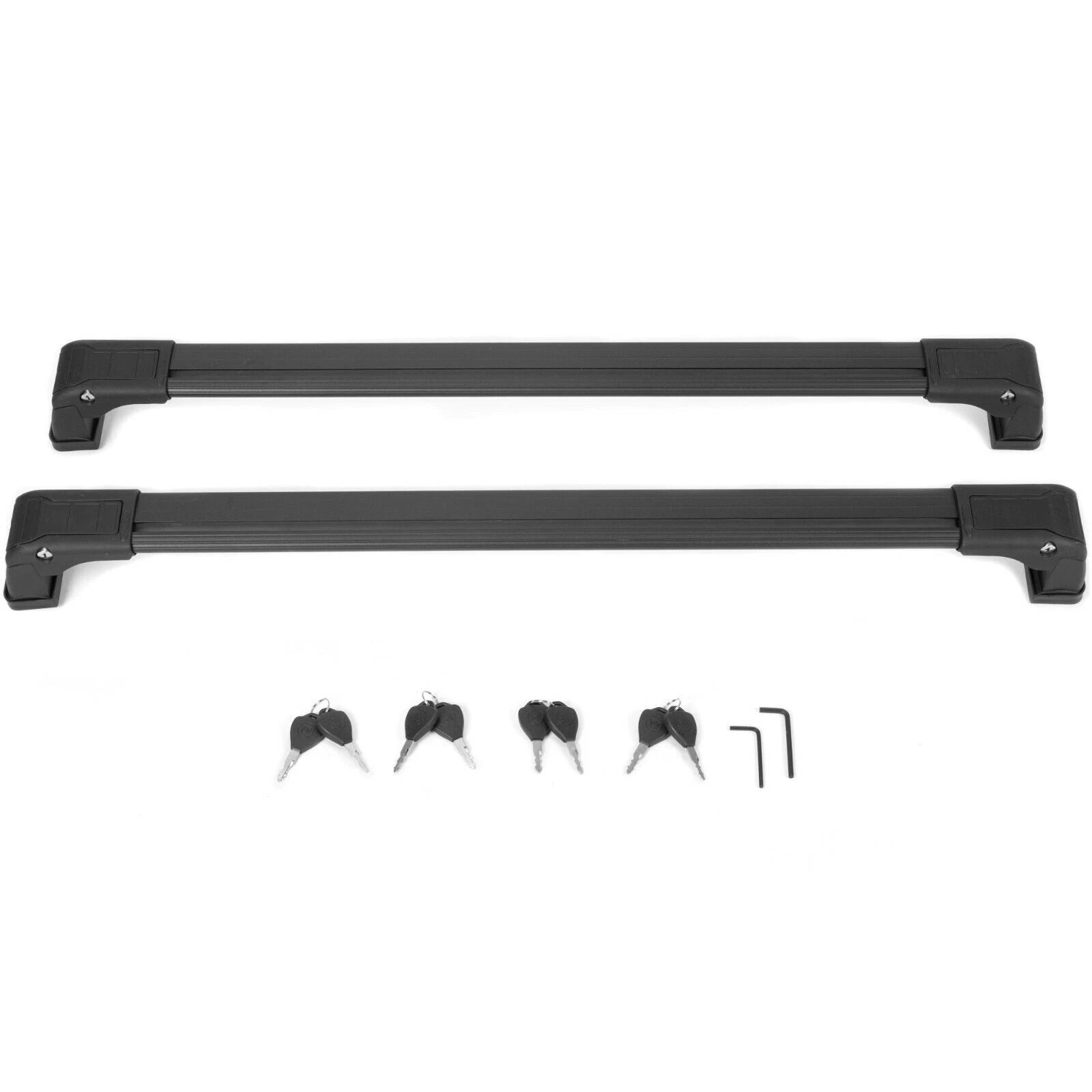 Aluminum Roof Rack Rail Cross Bars for Kia Soul (2014–2019)