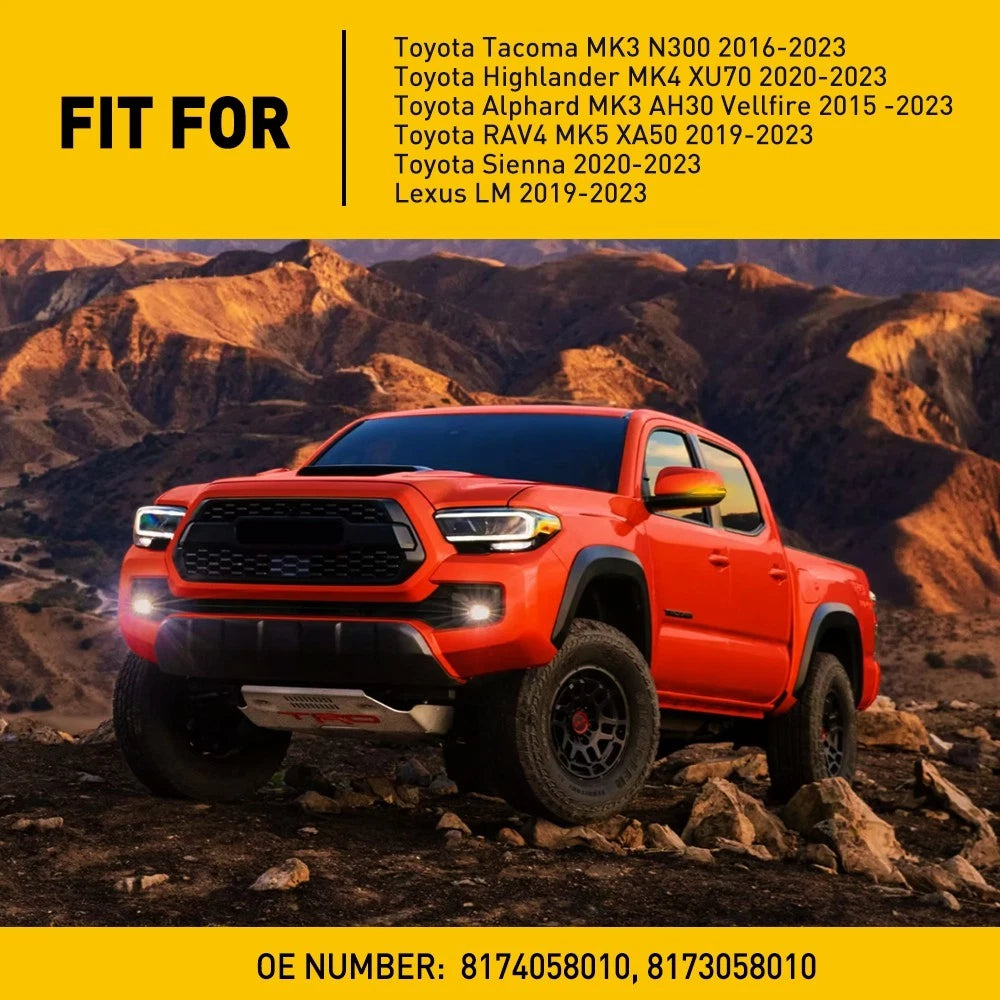 Sequential LED Side Mirror Turn Signal Lights for Toyota Tacoma (2016–2022)