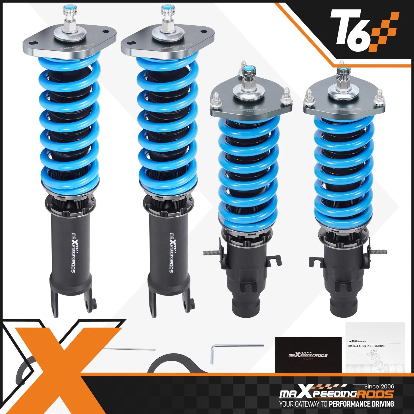 Coilovers Lowering Kit 24 Way Damper for Infiniti M35X M45X G35X G37X (2003–2013)