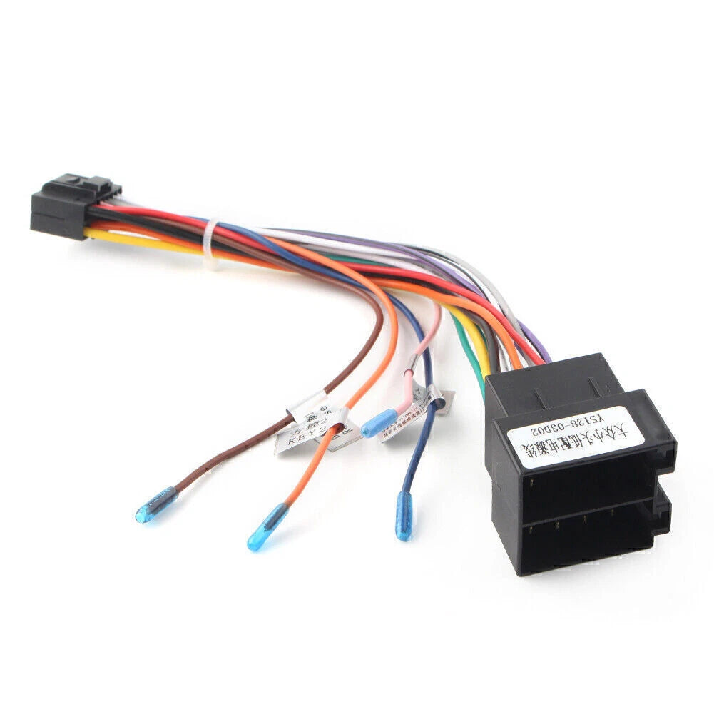 16 Pin ISO Wiring Harness Connector Adapter for Android Car Stereo
