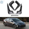 Set of 2 Black Plastic Mud Flaps for Toyota Corolla (2014–2018)