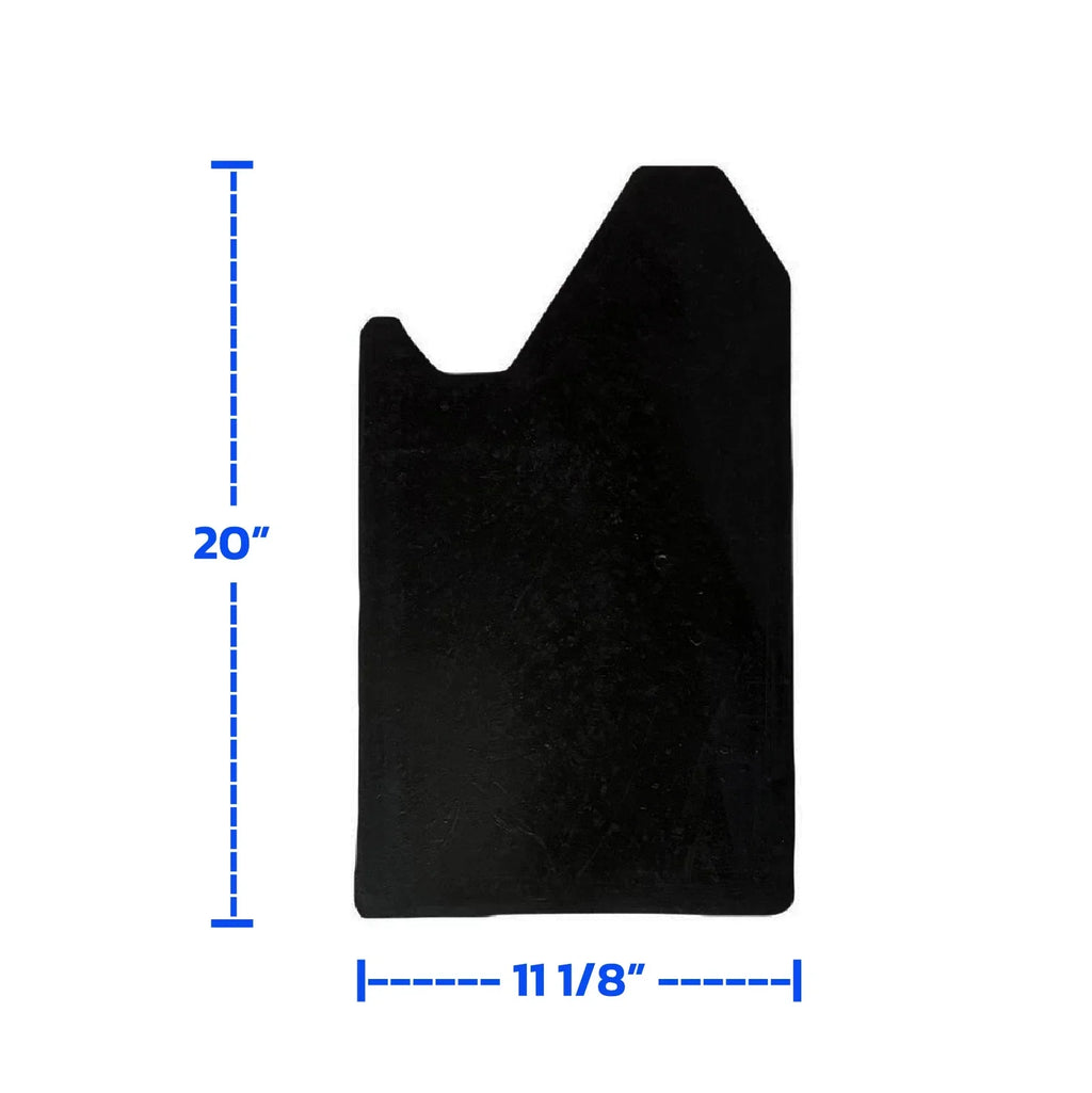 Mitsubishi 4WD 4X4 Off-Road Mud Flaps Splash Guards  Black Rubber