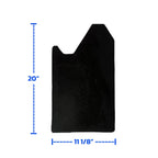 Mitsubishi 4WD 4X4 Off-Road Mud Flaps Splash Guards  Black Rubber