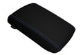 Carbon Fiber Console Lid Cover for Mitsubishi Eclipse (1995–1999) Blue Stitch