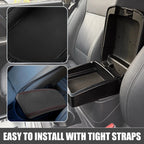 Armrest Seat Box Cover for Toyota Corolla (Carbon Fiber, Black)