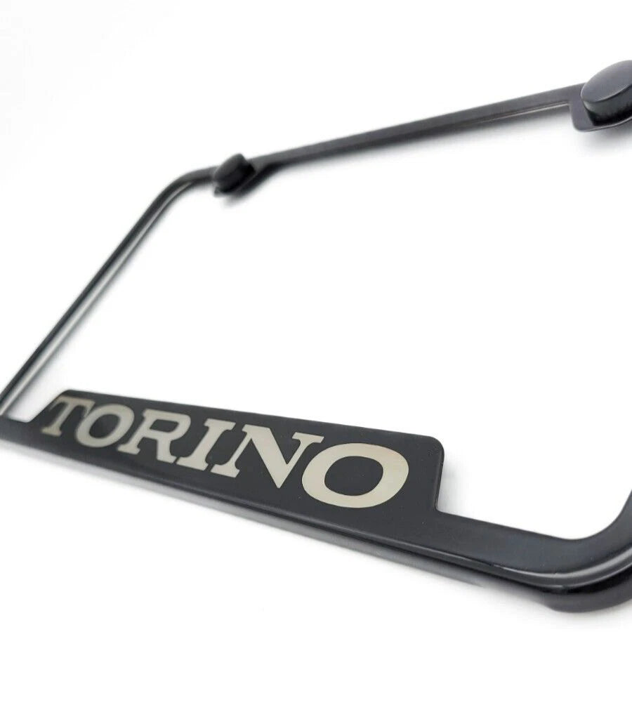 License Plate Frame Notched Stainless Replacement for Ford Torino (1968–1971)