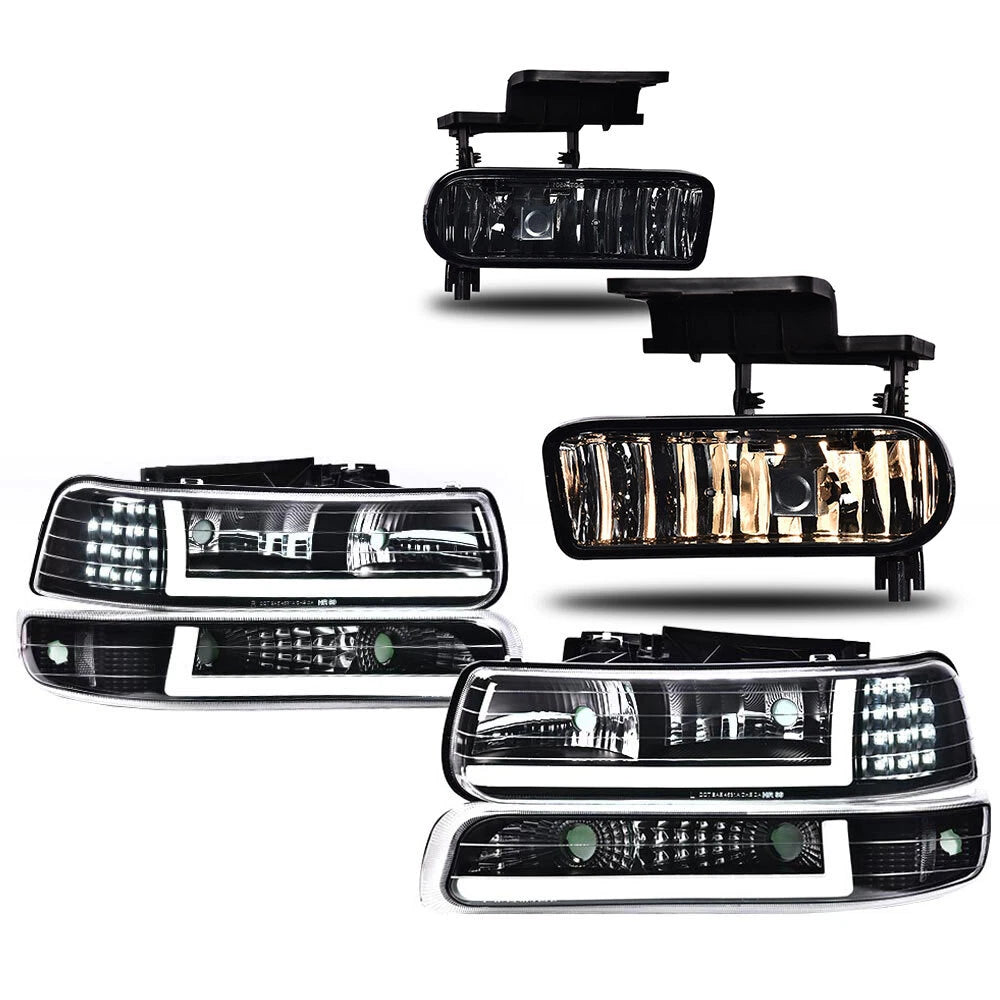 LED Tube DRL Headlight & Fog Lights for Silverado/Suburban (1999–2006)