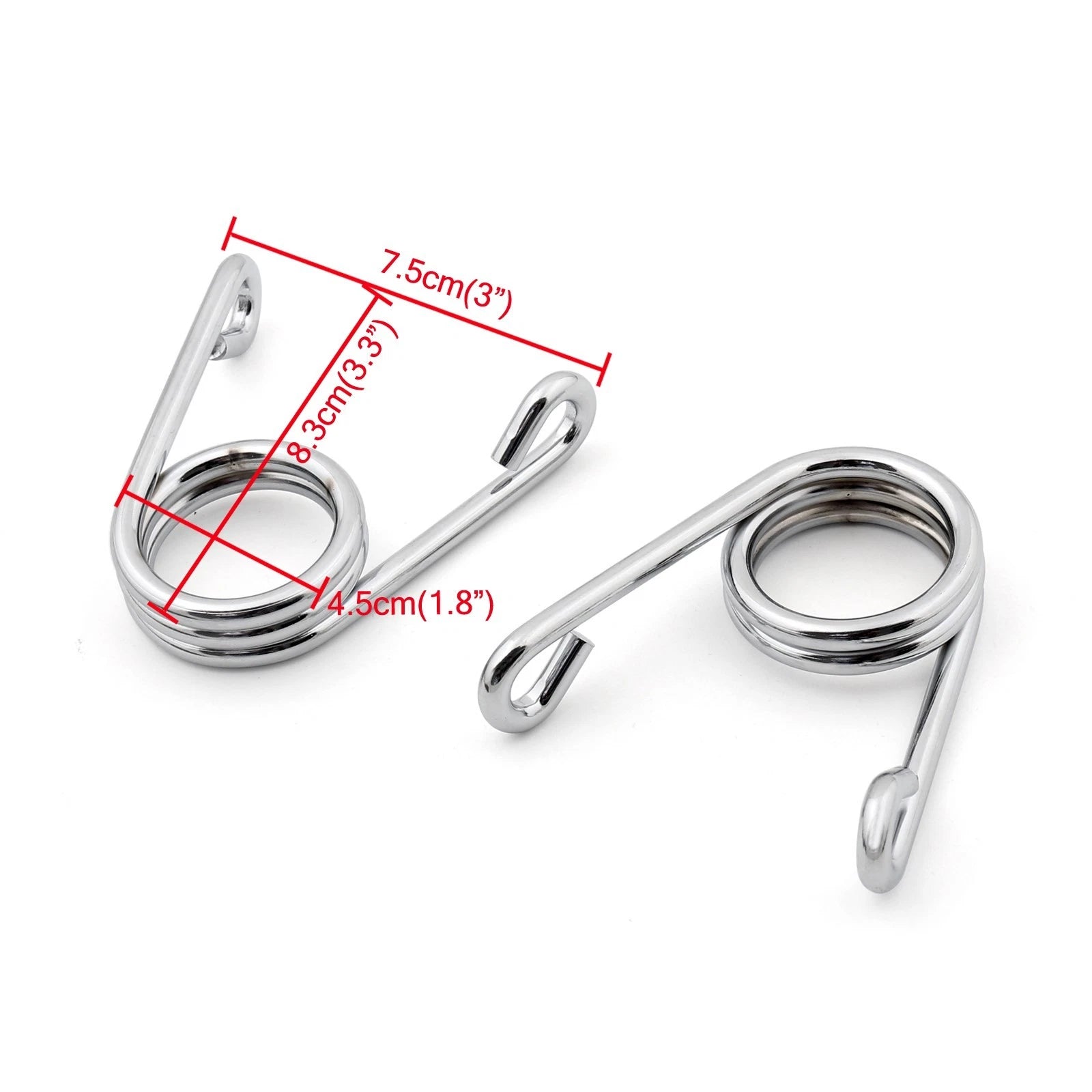 Pair of 3" Front Seat Springs for Custom Bobber Chopper