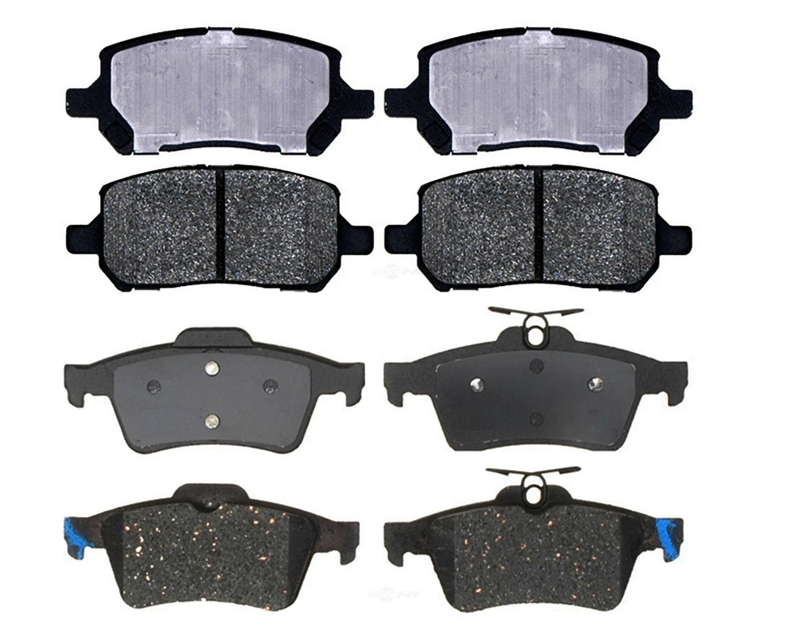 Set of 4 Ceramic Brake Pads for Chevy Cobalt (2005–2010) ACDelco