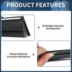Window Deflectors for Hyundai Tucson Side Window Vent Visors Black 2016