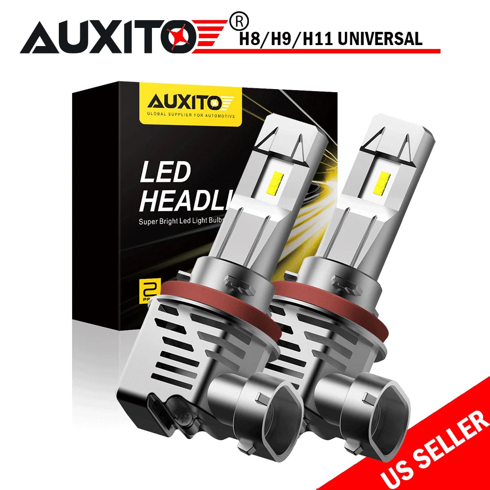 LED Headlight Kit for H11/H8 Vehicles (6500K White Light)