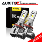 LED Headlight Kit for H11/H8 Vehicles (6500K White Light)