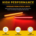 Smoked LED Side Marker Lights for Chevy Corvette C6 (2005–2013)