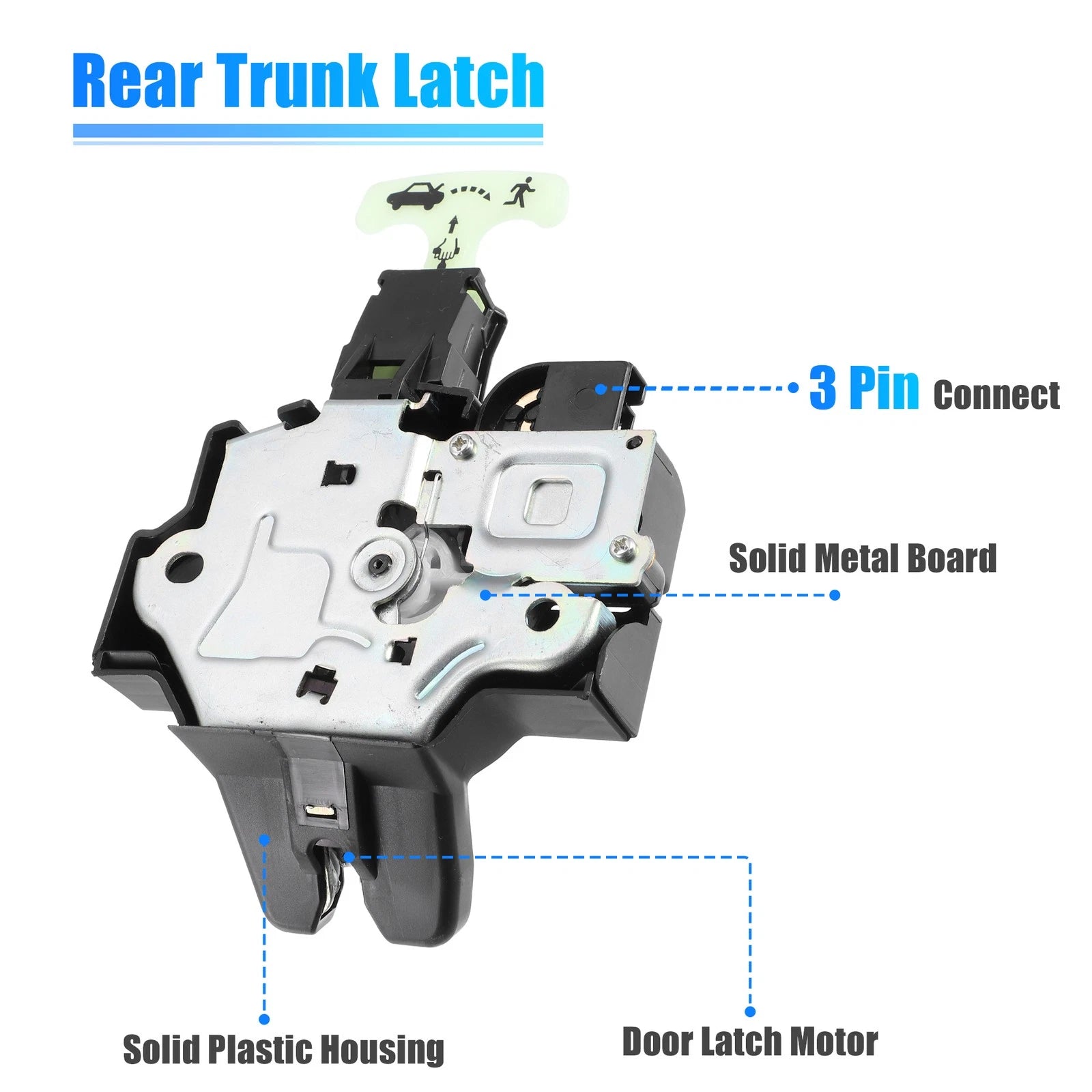 Trunk Latch Lock Actuator for Toyota Camry (2012–2017) 64600-06041