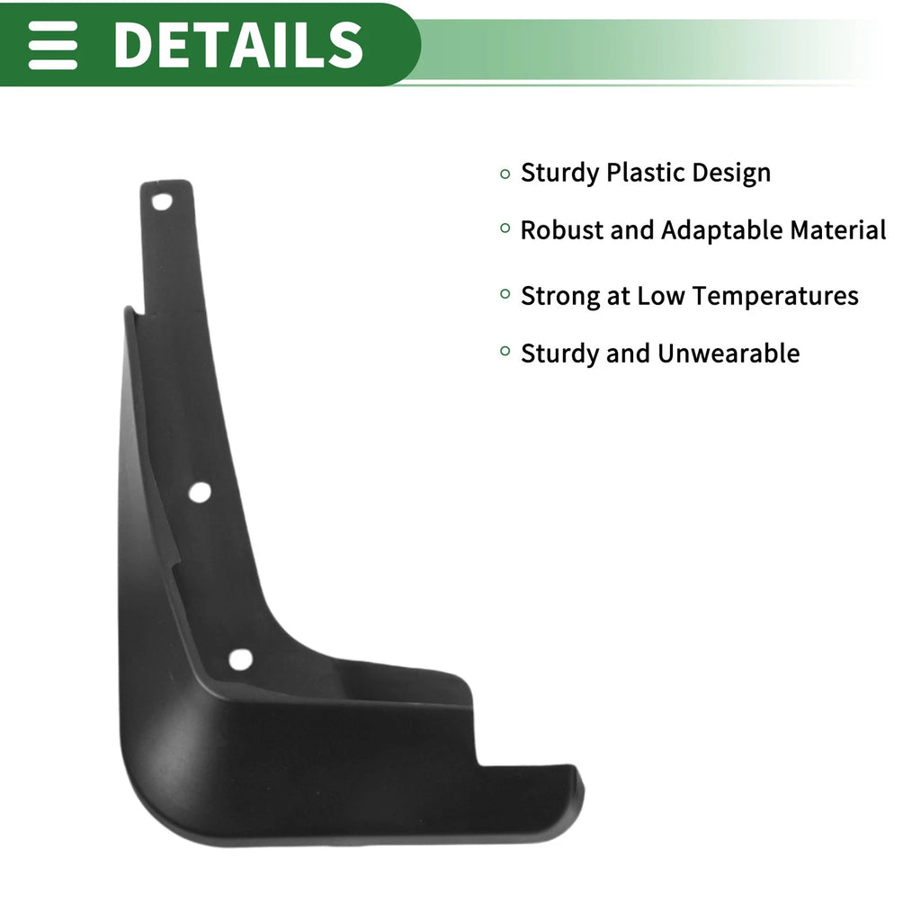 Mud Flaps Splash Guards for Chevrolet Cavalier (2016–2018) W/ Mounts