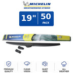 Set of 2 Michelin WeatherWise Hybrid Wiper Blades 19" for All Vehicles (50-Pack)