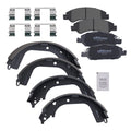 Rear Brake Shoes & Front Brake Pads for Chevy Silverado 1500 (2008–2013) P1363