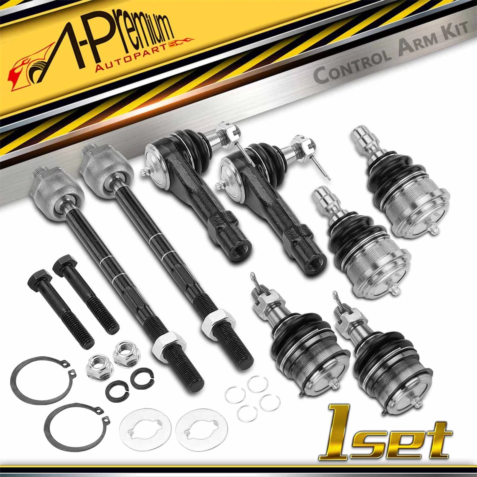 Set of 8 Front Inner & Outer Ball Joints for Ford Ranger Mazda 