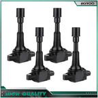 Set of 4 Ignition Coils for Mazda 2 1.5L L4 (2011–2014)
