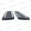 Set of 2 Black Diamond Saddlebag Latch Covers for Harley FLH/FLT (1993–2013)