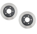 Set of 2 Solid Rear Disc Brake Rotors Dia 264mm for Mazda 3 (2004–2012)