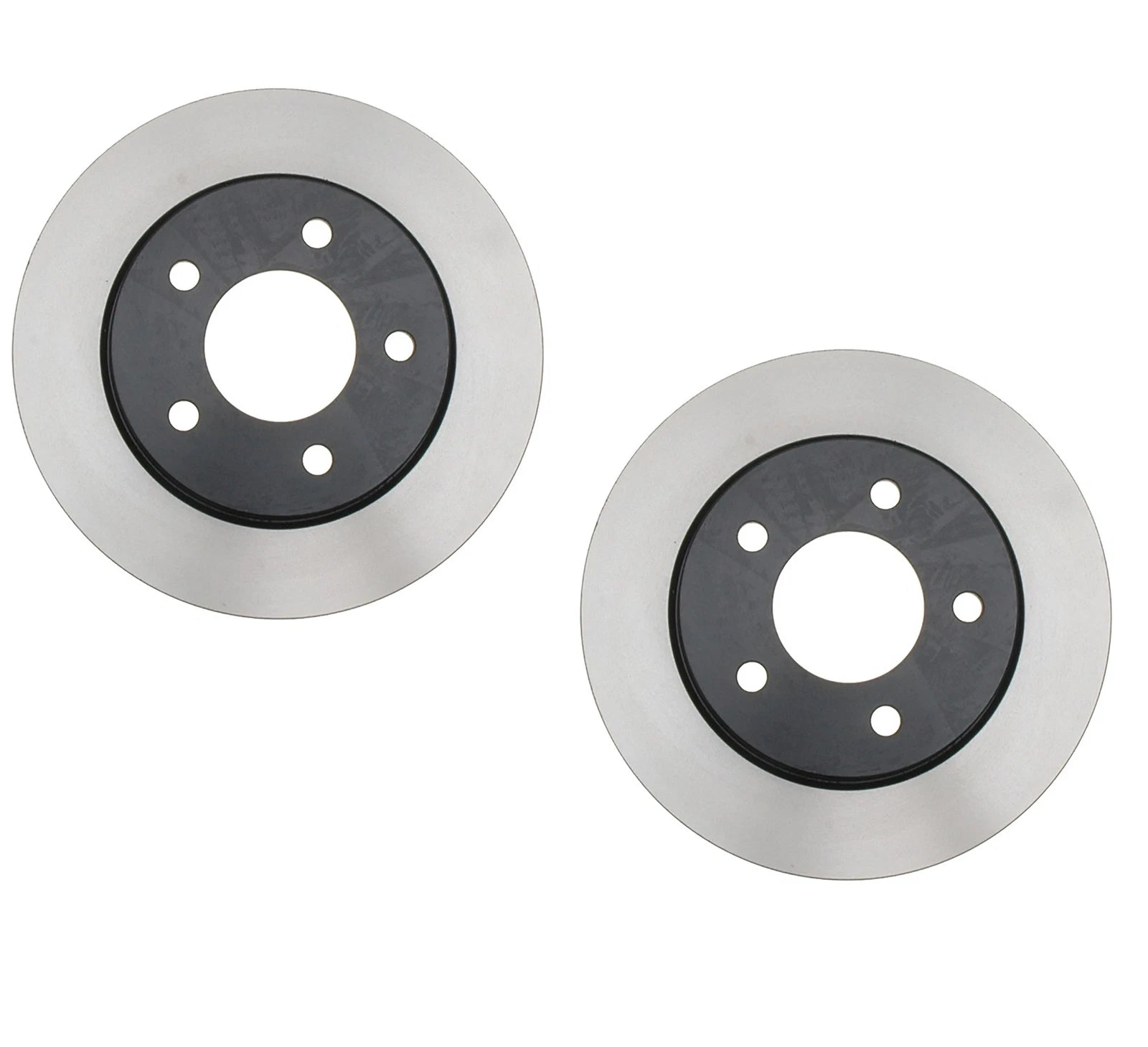 Set of 2 Solid Rear Disc Brake Rotors Dia 264mm for Mazda 3 (2004–2012)