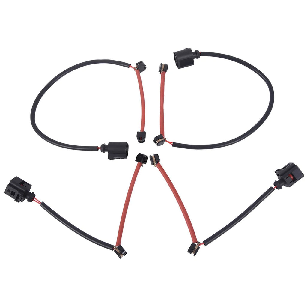 Set of 4 Brake Pad Wear Sensors for Audi Q7 (2007–2015) Porsche Cayenne (2003–2010) VW Touareg (2004–2010)