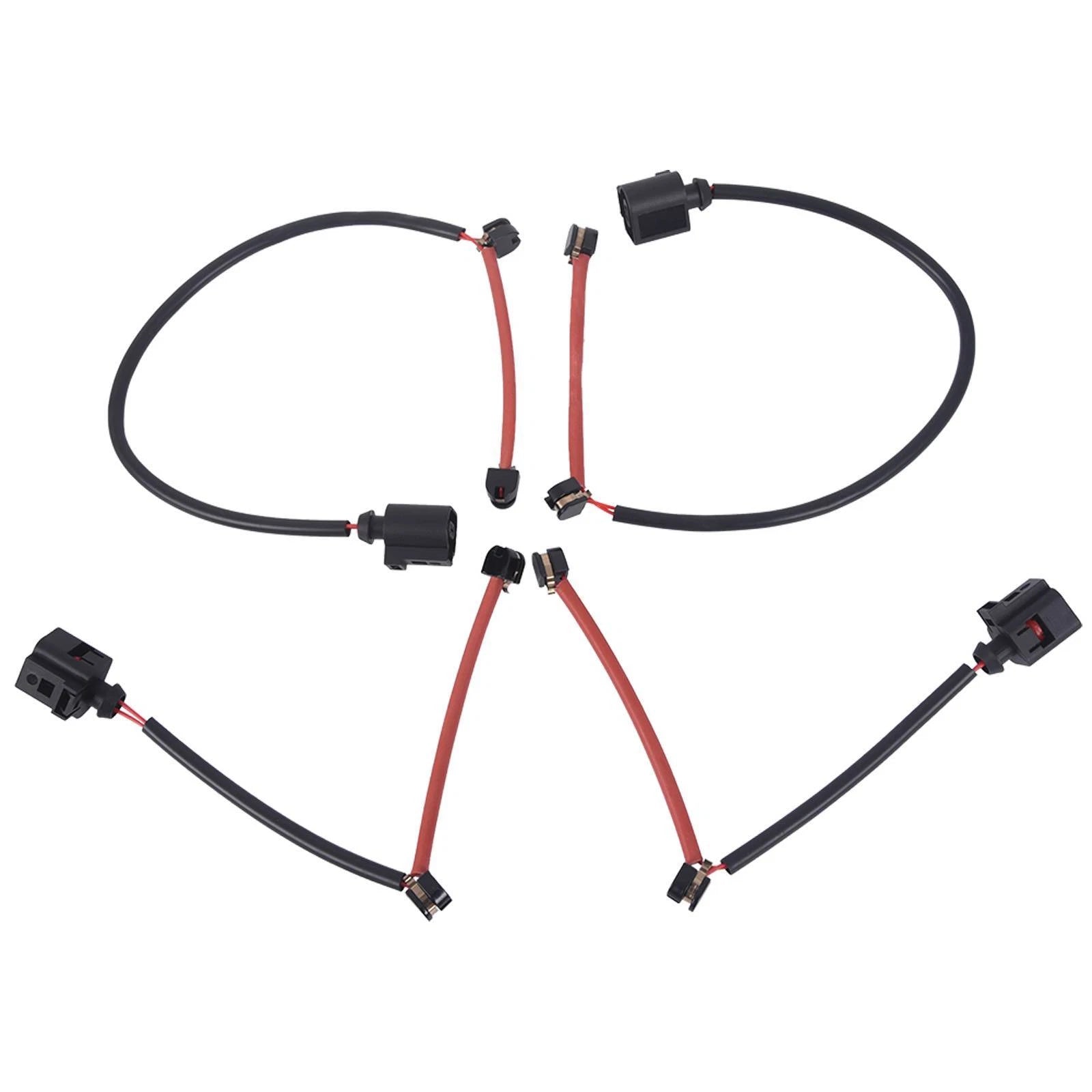 Set of 4 Brake Pad Wear Sensors for Audi Q7 (2007–2015) Porsche Cayenne (2003–2010) VW Touareg (2004–2010)