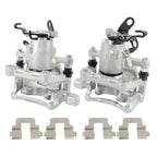 2X Rear Brake Calipers with Bracket for Audi Volkswagen (2006–2010)