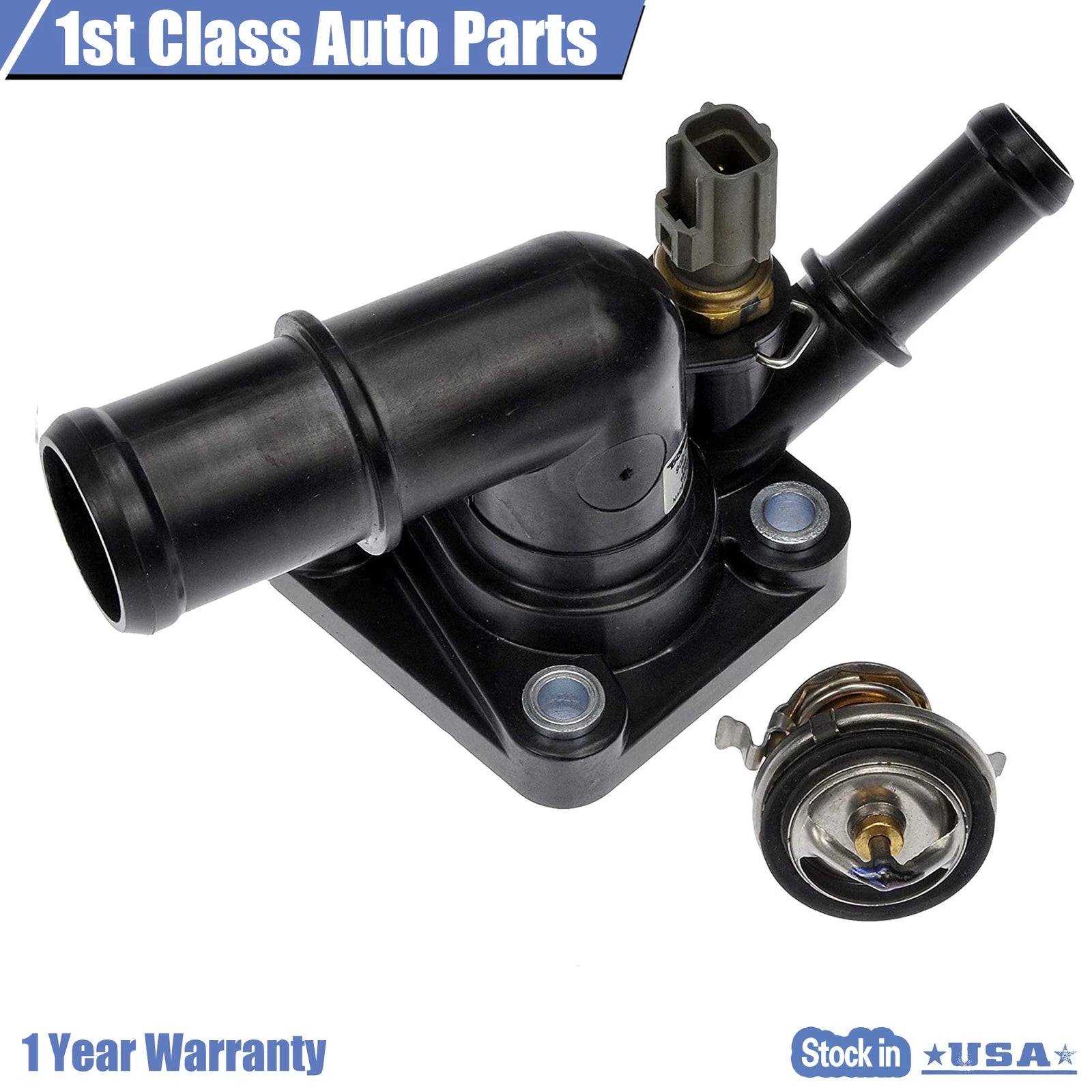 Coolant Thermostat Housing Assembly for Ford Focus (2000–2004)