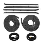 8pcs Complete Door Window Weatherstrip Seals for GMC Jimmy/K1500/K2500/K3500
