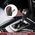 Gear Shift Knob Cover for Subaru XV Crosstrek (2013–2015) Brown Carbon Fiber