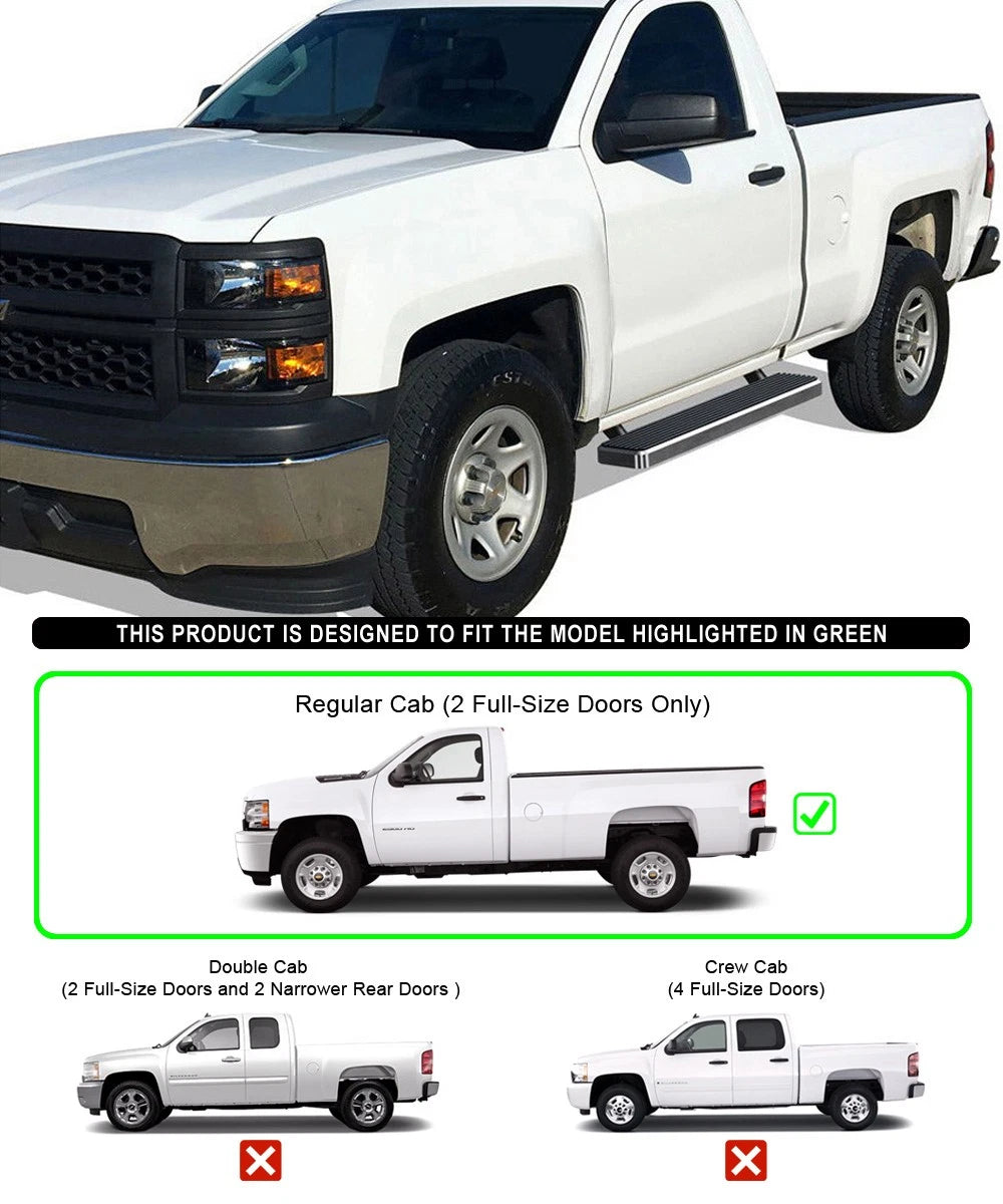Running Boards for Chevrolet Silverado GMC Sierra (1999-2013)