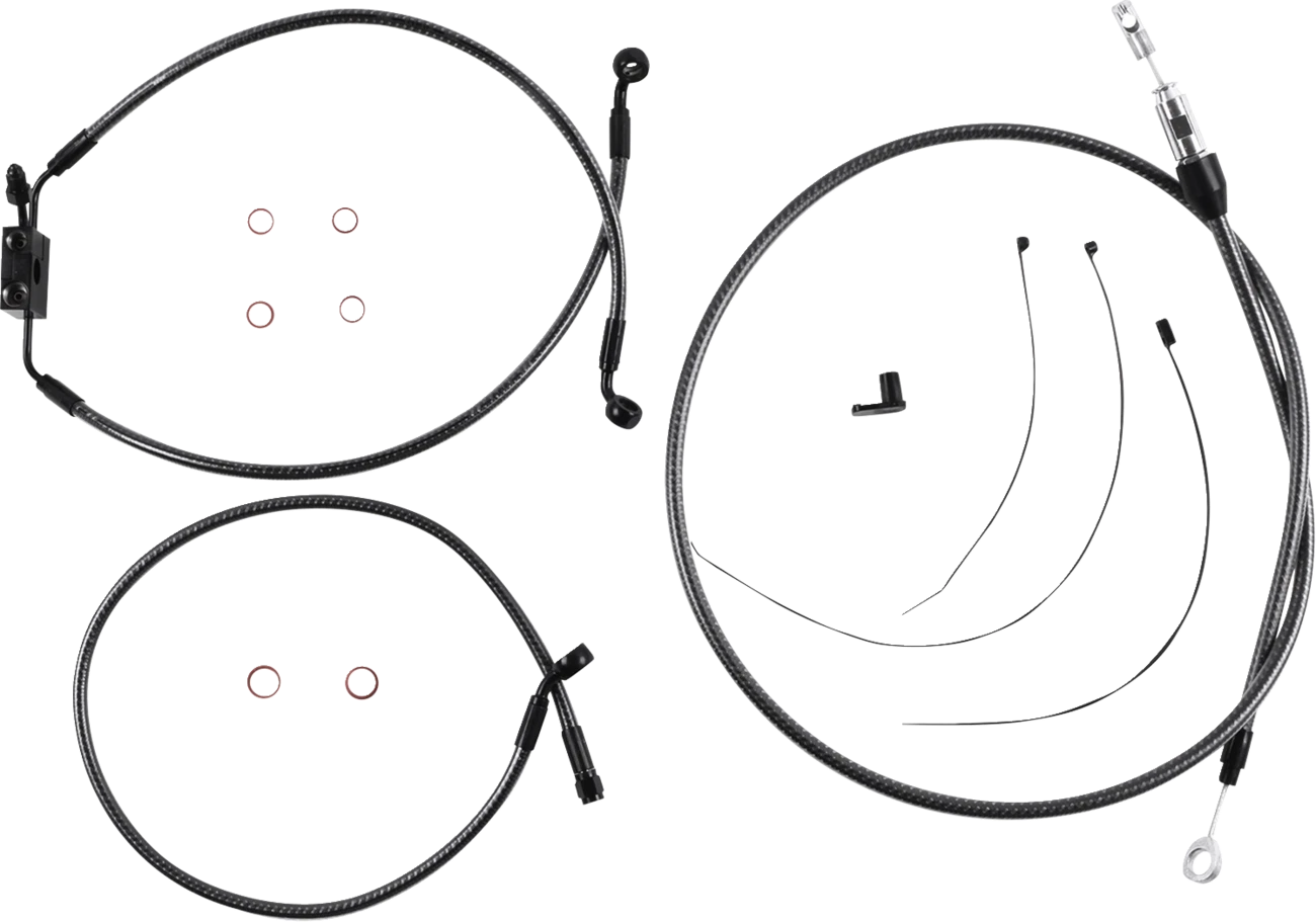 Handlebar Installation Kit for MAGNUM SHIELDING KARBONFIBR (8")