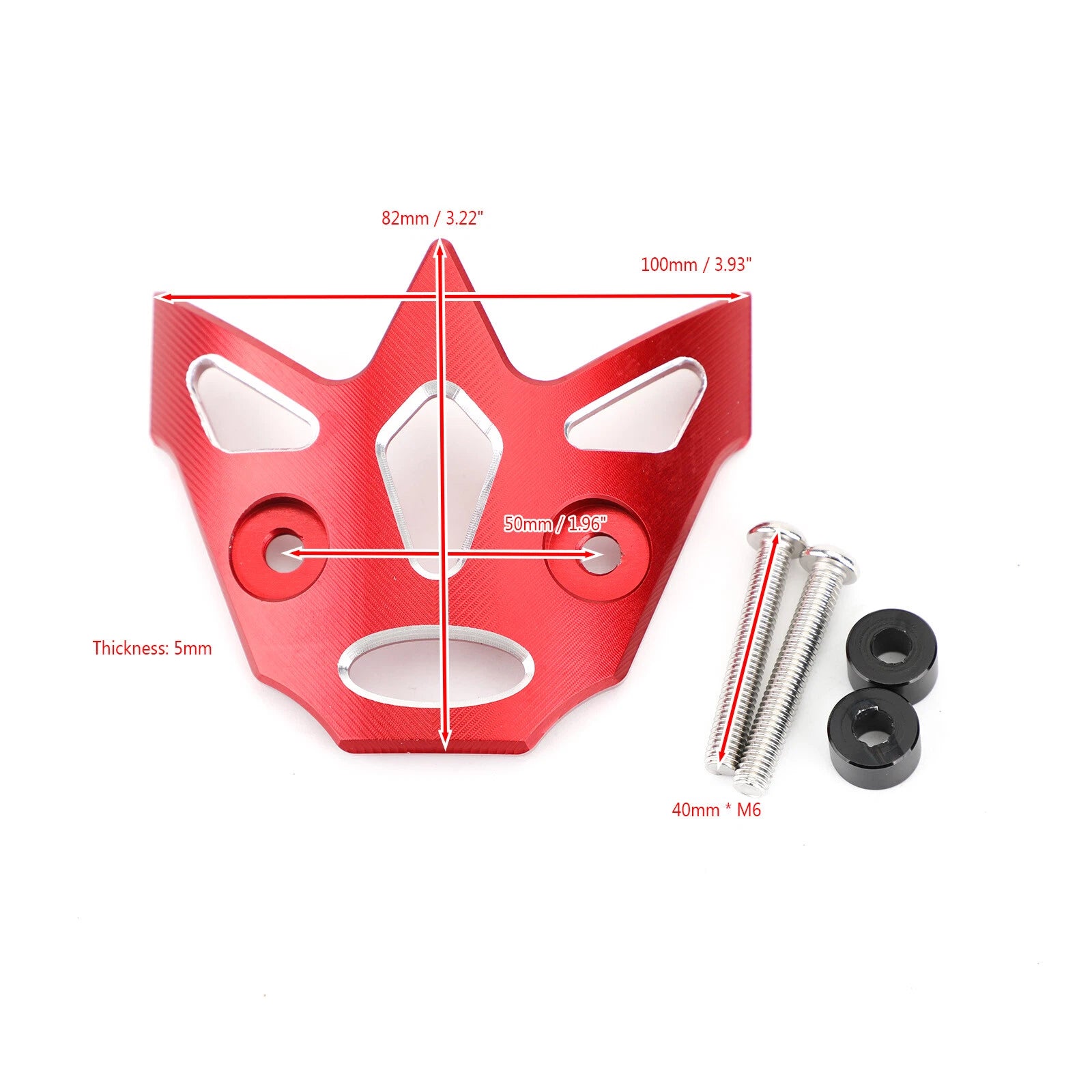 CNC Red Speedometer Guard Cover for Honda Rebel CMX300 CMX500 (2017–2021)
