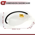 Coolant Expansion Overflow Tank with Cap for Chrysler 200 (2011-2014)