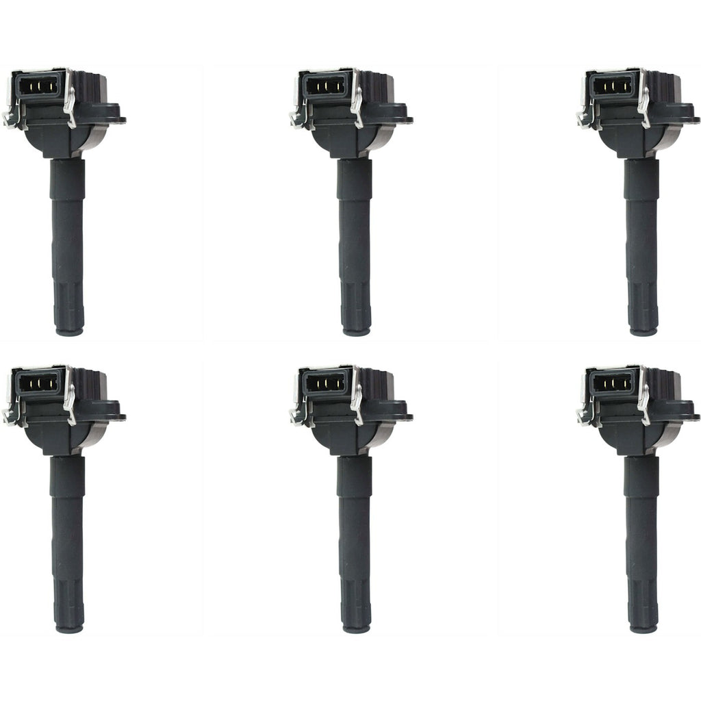Ignition Coils Set of 6 for VW Golf Audi Allroad Quattro A6 S4 A4 A8